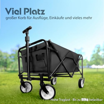 BigDean Bollerwagen auf einer Wiese