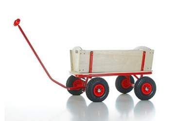 Bollerwagen BUBI mit pannenfreien Vollgummi-Reifen - 1