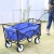 HOMFA Bollerwagen Transportwagen Handwagen Transportkarre faltbar Gartenwagen Gerätewagen 83x53x63cm bis 80 Kg 360° drehbar (Blue) - 3