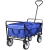 HOMFA Bollerwagen Transportwagen Handwagen Transportkarre faltbar Gartenwagen Gerätewagen 83x53x63cm bis 80 Kg 360° drehbar (Blue) - 9