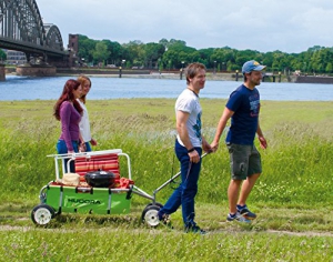 HUDORA 10321 Überländer faltbarer Bollerwagen