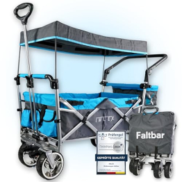 IMLEX Bollerwagen faltbar mit Dach IM-4268