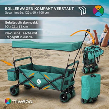 Miweba Bollerwagen MB-10 am Strand