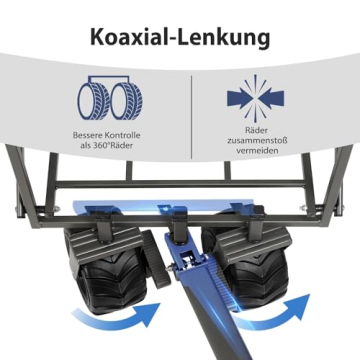 Sekey Bollerwagen mit koaxialer Lenkung