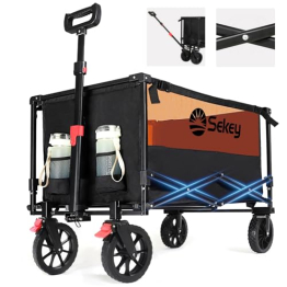 Sekey XXL Bollerwagen Faltbar mit Bremsen