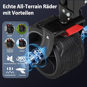 Sekey XXL Plus Bollerwagen Faltbar mit Bremsen Vorteile